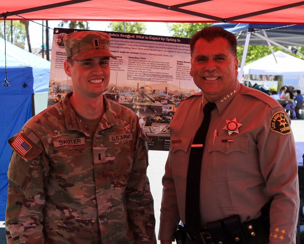 Army Corps of Engineers Teams support  California Wildfire recovery