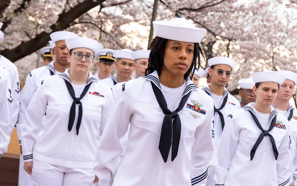 USNMRTC Yokosuka DCSS Dress White Inspection