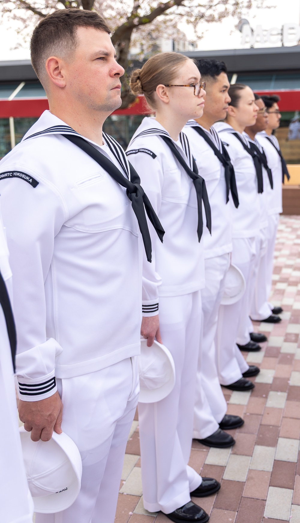 USNMRTC Yokosuka DCSS Dress White Inspection