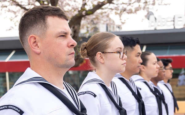 USNMRTC Yokosuka DCSS Dress White Inspection