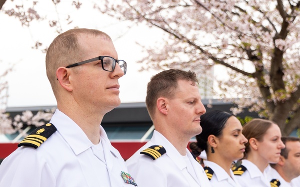 USNMRTC Yokosuka DCSS Dress White Inspection
