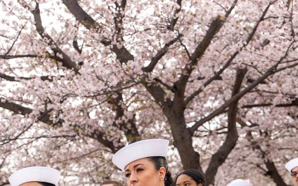 USNMRTC Yokosuka DCSS Dress White Inspection