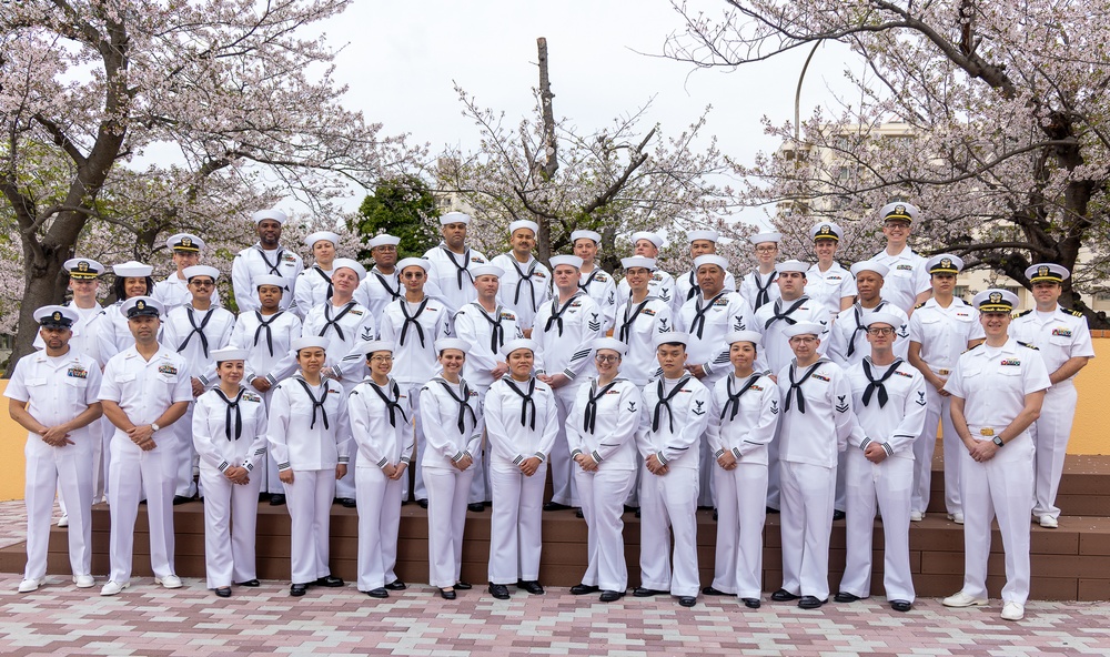 USNMRTC Yokosuka DCSS Dress White Inspection