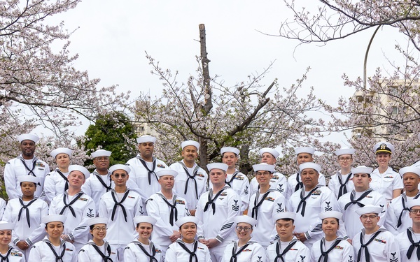 USNMRTC Yokosuka DCSS Dress White Inspection