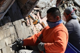 Preserving the Past: USACE Supports Mission to Recover Fire-Surviving Artifacts