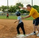 Sailors and Marines volunteer w/ Marlins Youth Academy  | FWFL 2025