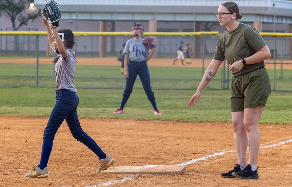 Sailors and Marines volunteer w/ Marlins Youth Academy  | FWFL 2025