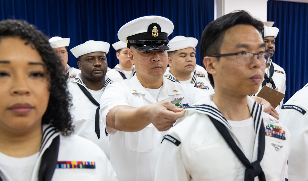 USNMRTC Yokosuka DFA Dress White Inspection