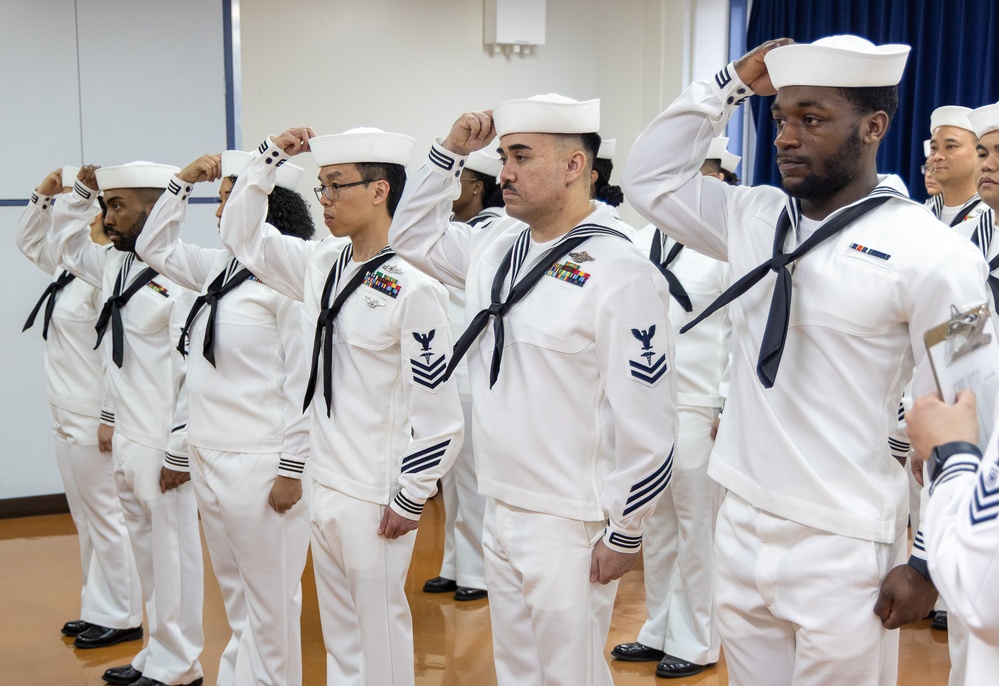 USNMRTC Yokosuka DFA Dress White Inspection