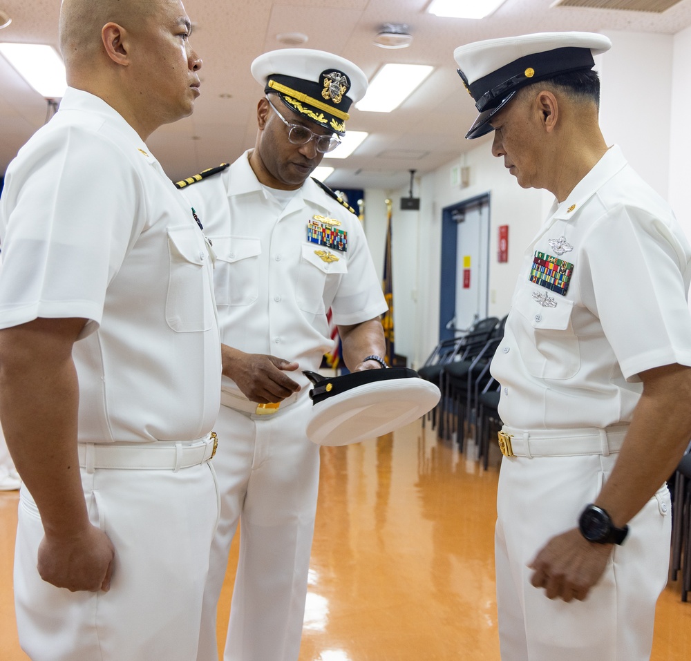 USNMRTC Yokosuka DFA Dress White Inspection