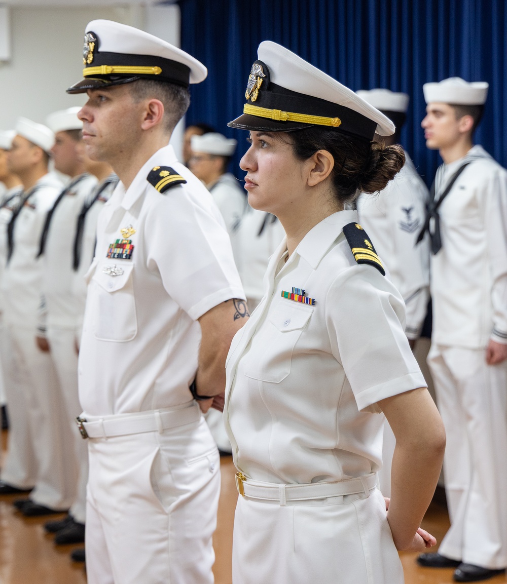 USNMRTC Yokosuka DFA Dress White Inspection