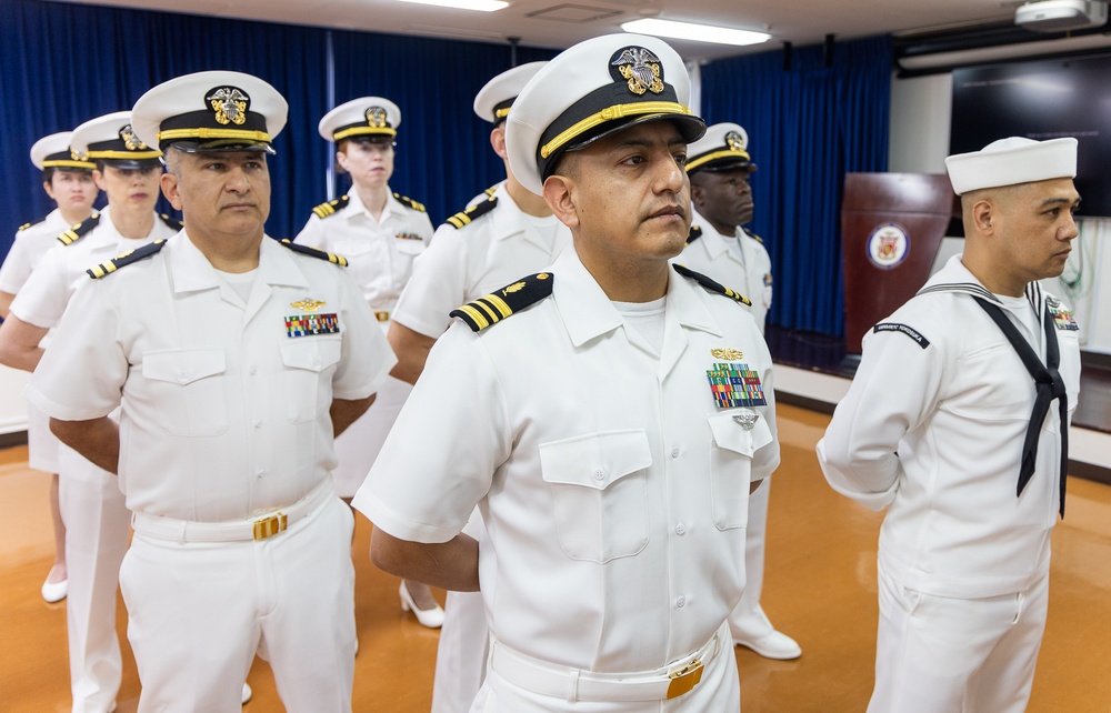 USNMRTC Yokosuka DFA Dress White Inspection