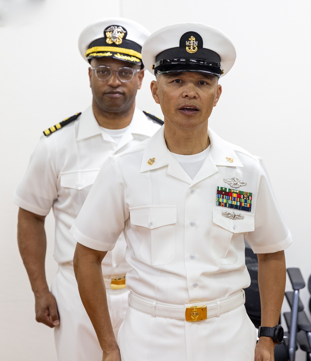 USNMRTC Yokosuka DFA Dress White Inspection