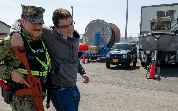 Naval Air Facility Misawa Security Forces participate in ITT Drill