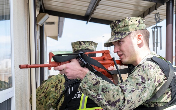 Naval Air Facility Misawa Security Forces participate in ITT Drill