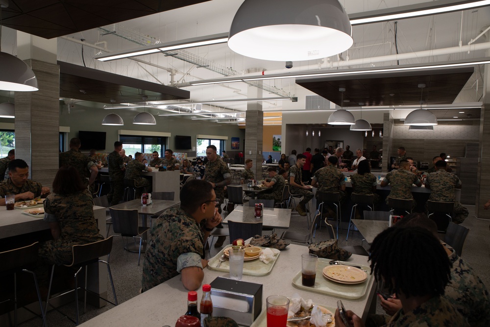 Camp Blaz opens first chow hall