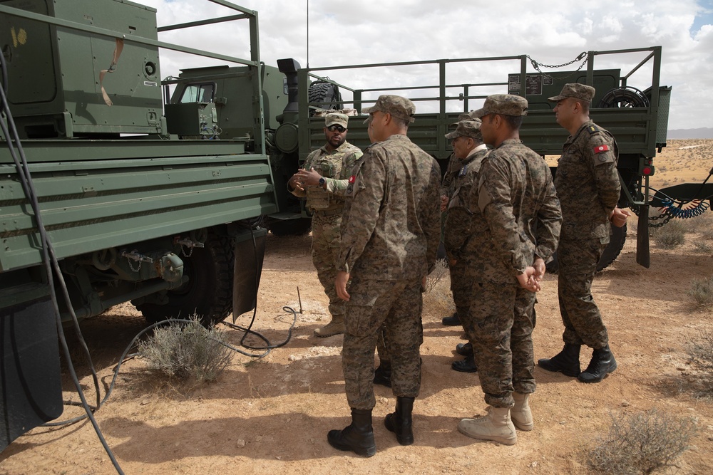 US conducts air defense training at African Lion 2025