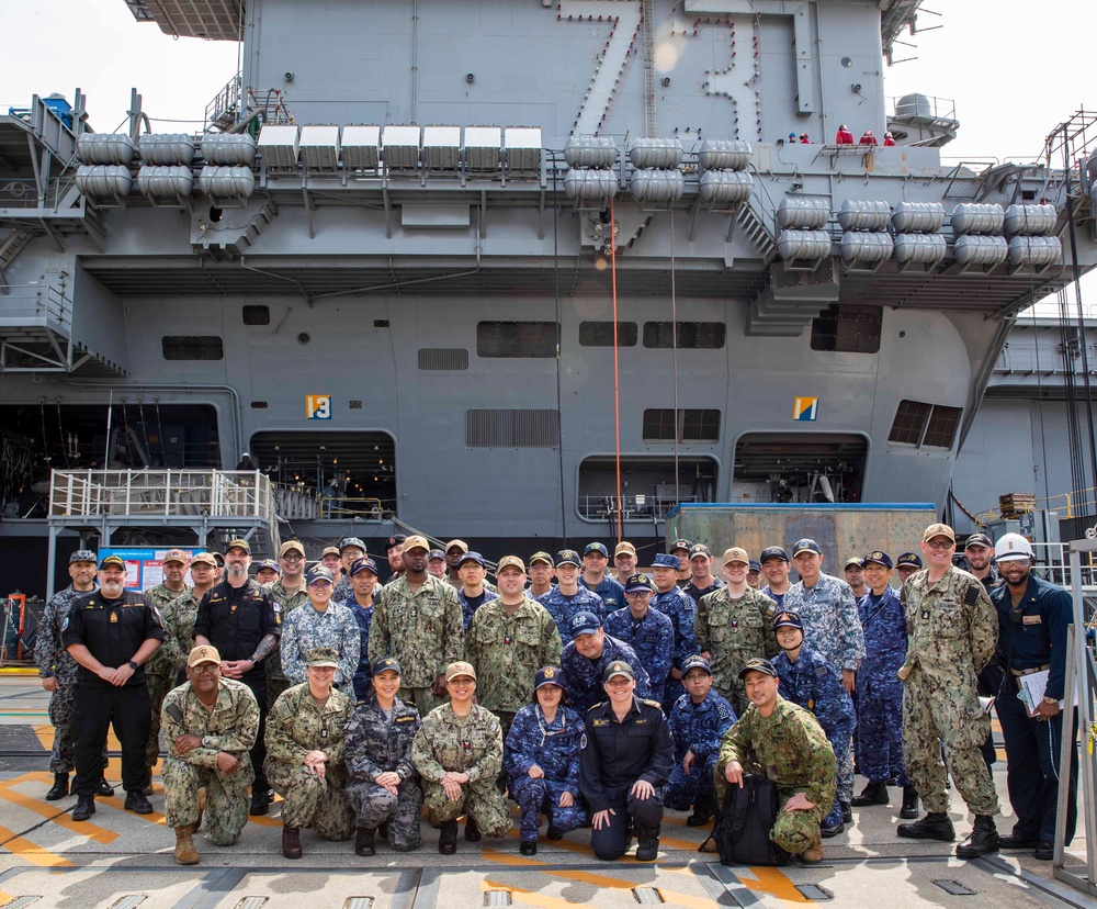 Indo Pacific Sailors of the Year Tour George Washington