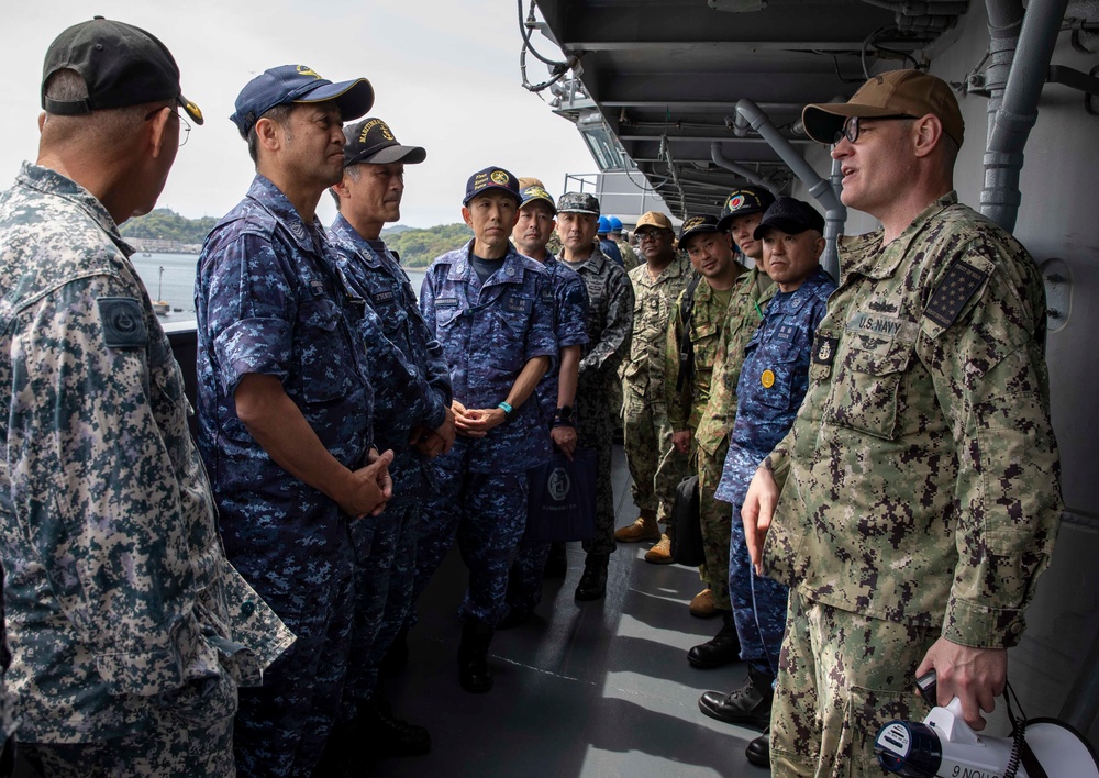 Indo Pacific Sailors of the year Tour George Washington