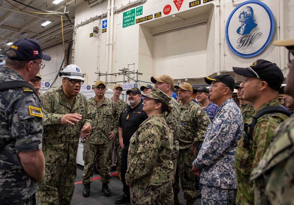 Indo Pacific Sailors of the Year Tour George Washington