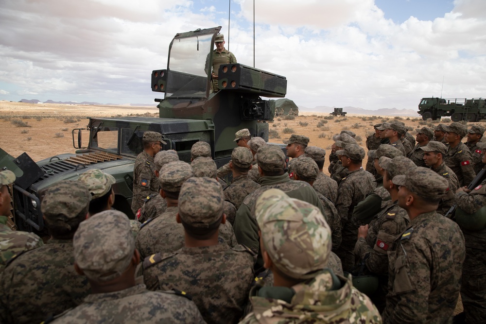 US conducts air defense training at African Lion 2025