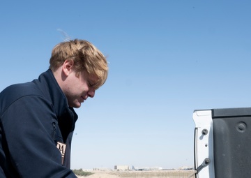 Clearing the flight line, protecting the mission