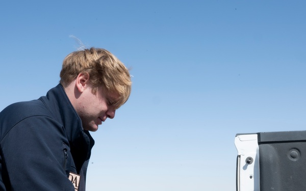 Clearing the flight line, protecting the mission