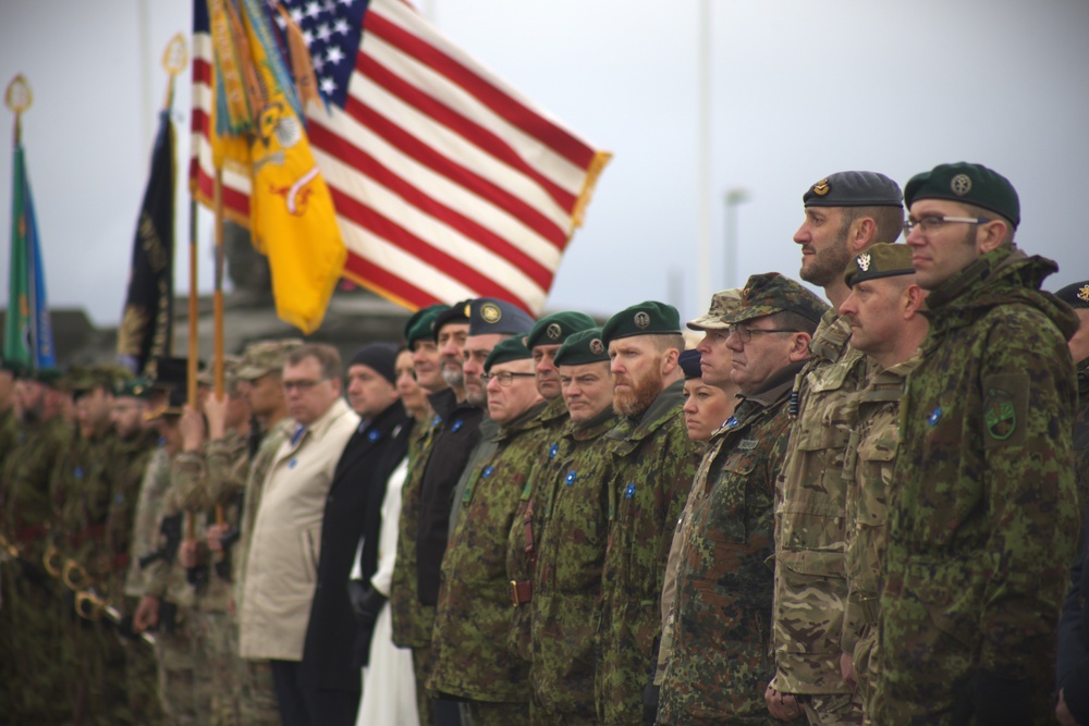 U.S. Army and Allies Participate in Estonia's Veteran Memorial Ceremony