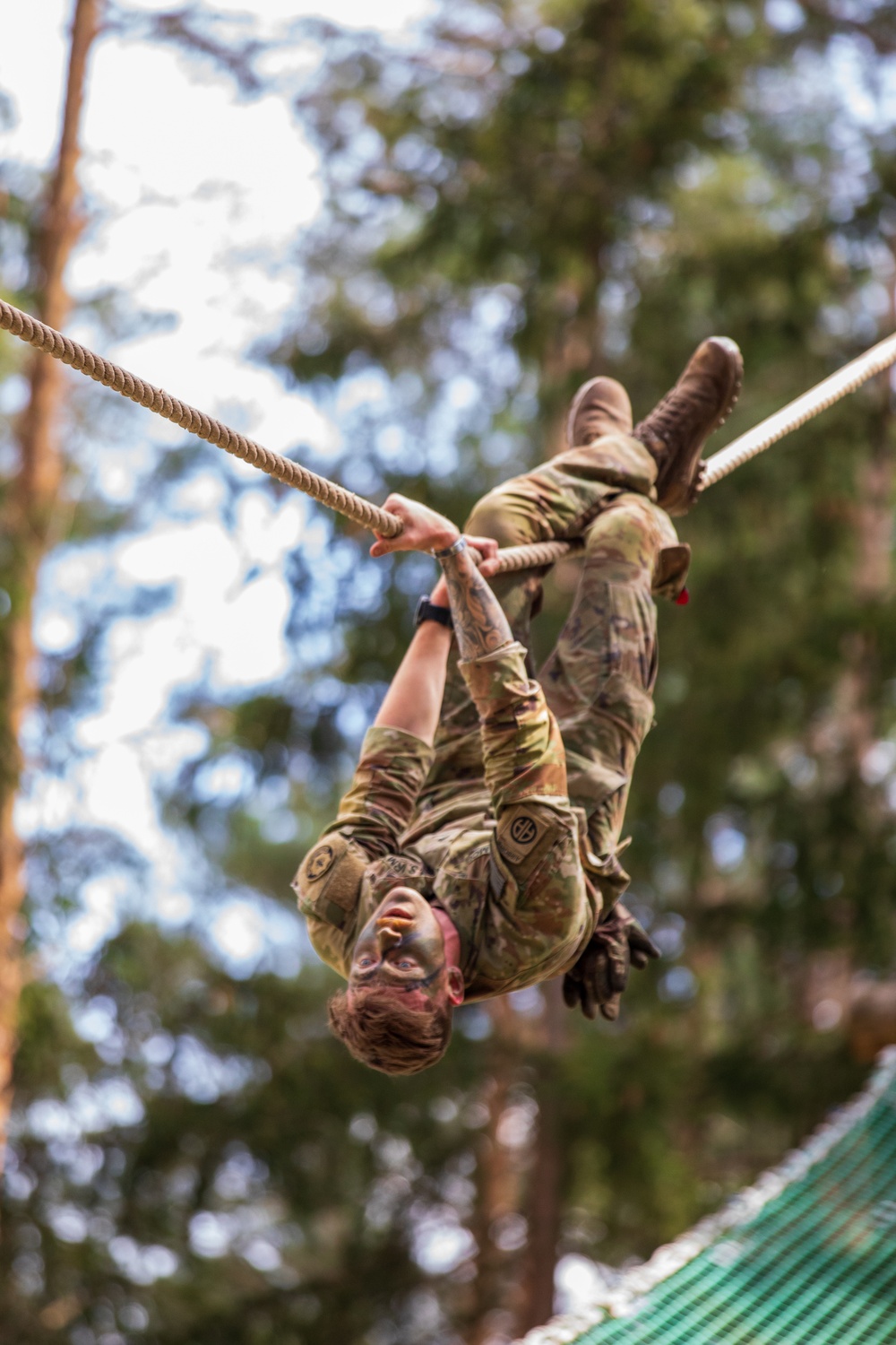 Wolf Blitz 25: 2CR Soldiers participate in an obstacle course event on Grafenwoehr Training Area