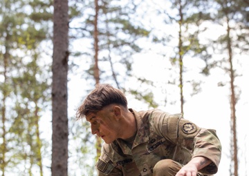 Wolf Blitz 25: 2CR Soldiers participate in an obstacle course event on Grafenwoehr Training Area
