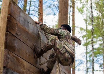 Wolf Blitz 25: 2CR Soldiers participate in an obstacle course event on Grafenwoehr Training Area