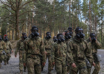 Wolf Blitz 25: 2CR Soldiers conduct CBRN gas chamber confidence training