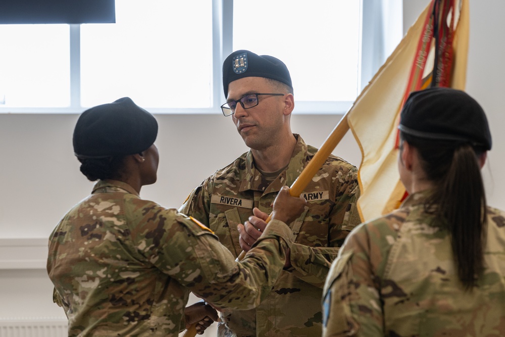 21st Theater Sustainment Command's Headquarters and Headquarters Company Change of Command