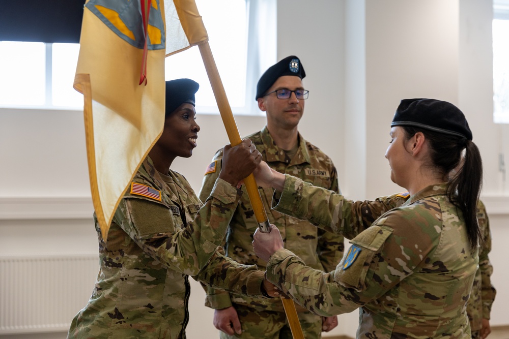 21st Theater Sustainment Command's Headquarters and Headquarters Company Change of Command