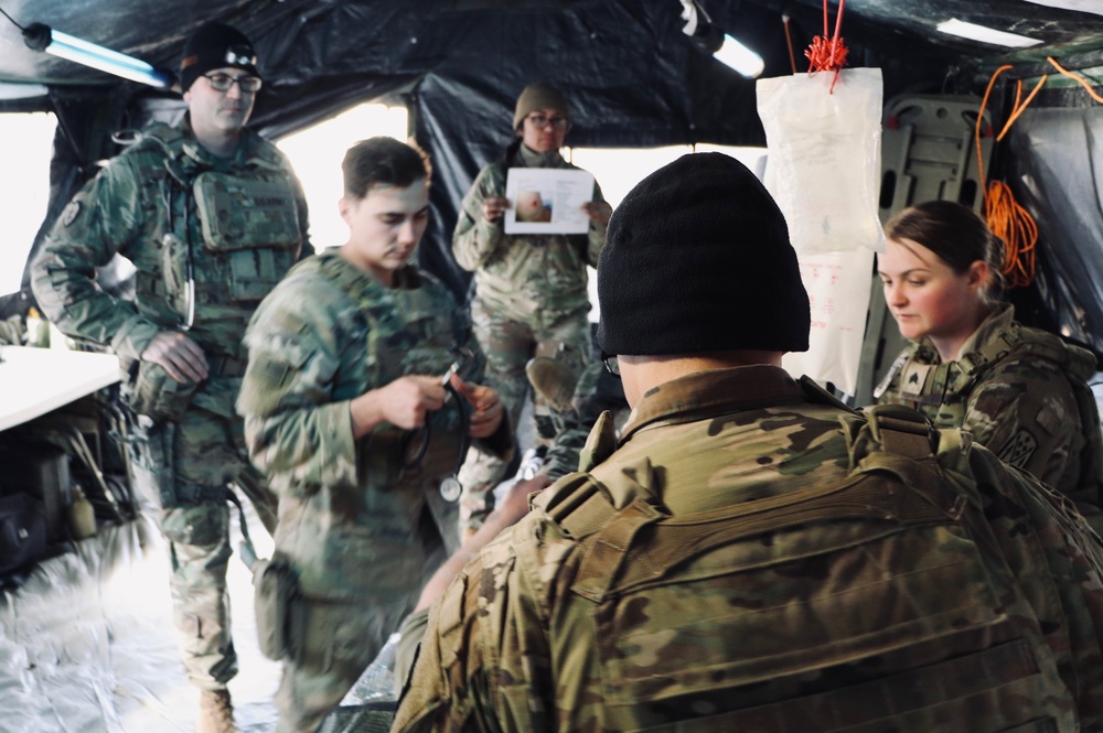 Headquarters and Headquarters Battery, 5th Battalion, 4th Air Defense Artillery Regiment MASCAL Exercise.