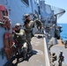 Coast Guardsmen Attached to USS Gravely Conduct VBSS Drills
