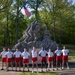 U.S. Marine Corps Fitness Instructors Take Group Photo TO End OCS Cycle