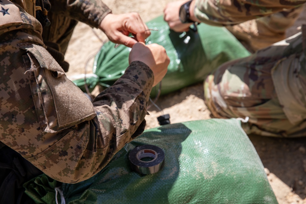 US, Tunisia forces conduct precision explosive ordnance destruction at African Lion 2025.