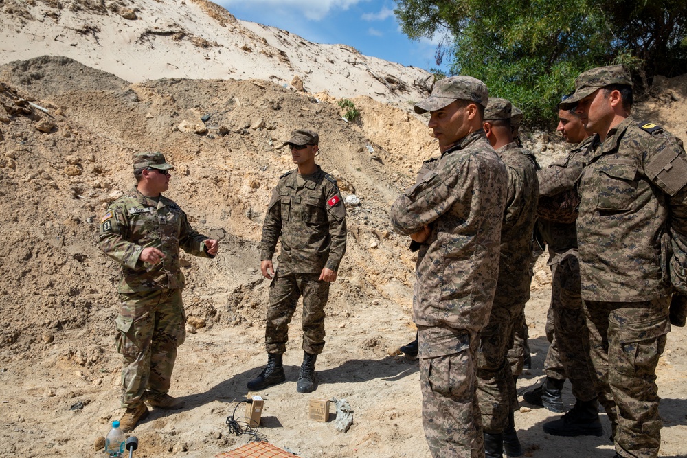 US, Tunisia forces conduct precision explosive ordnance destruction at African Lion 2025