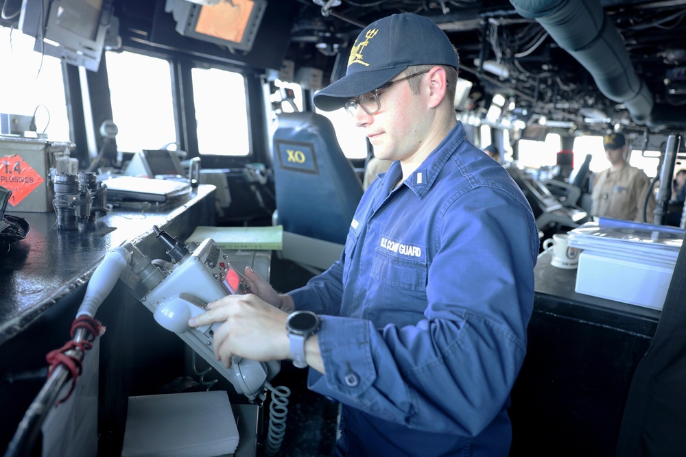 USS Gravely Routine Operations