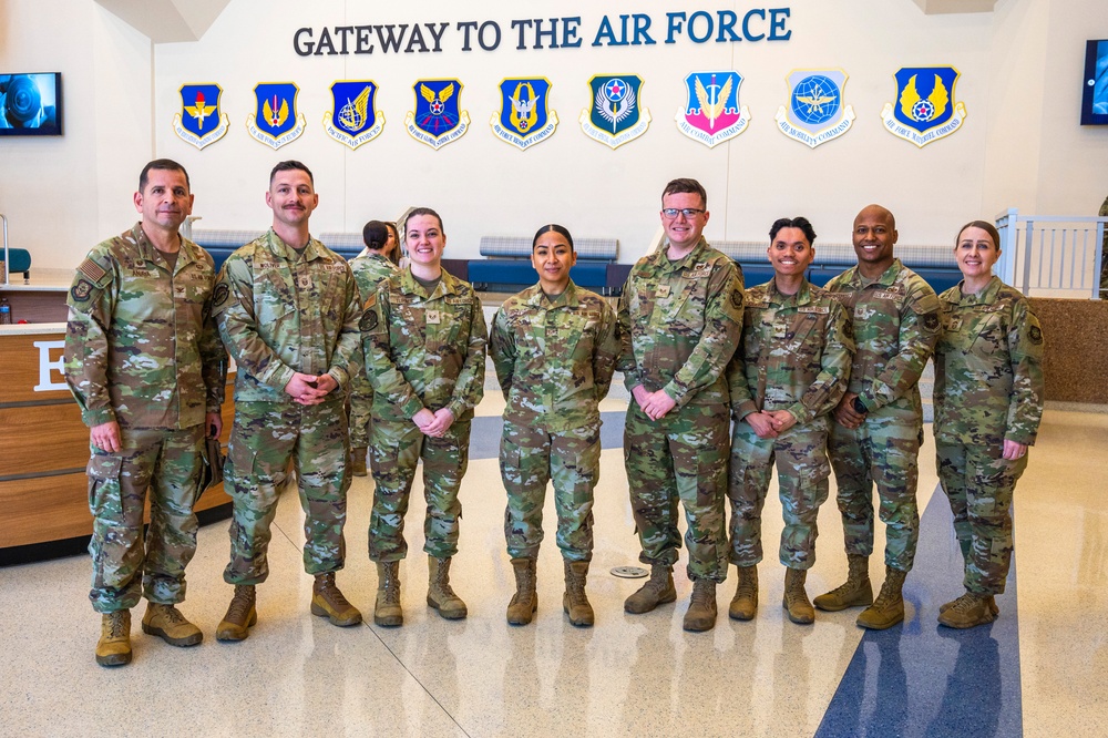 62d AW Leadership and Team McChord NCOs Visit JBSA
