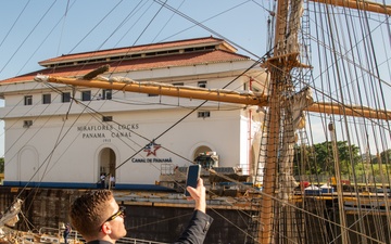 USCGC Eagle Travels the Panama Canal