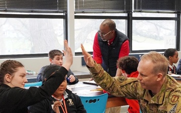 AFMC and AFRL Commanders visit DoD STARBASE Wright-Patt