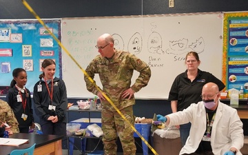 AFMC and AFRL Commanders visit DoD STARBASE Wright-Patt
