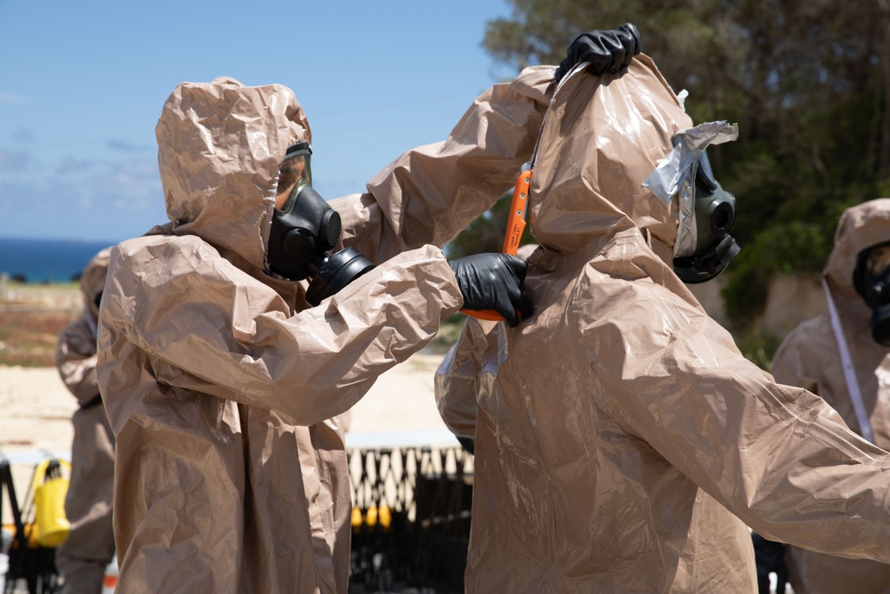 US, Tunisia conduct decontamination operations at African Lion 2025