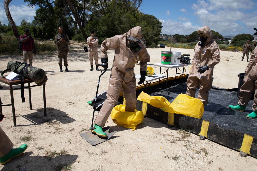 US, Tunisian Forces conduct chemical, biological, radiological, and nuclear (CBRN) training at African Lion 2025