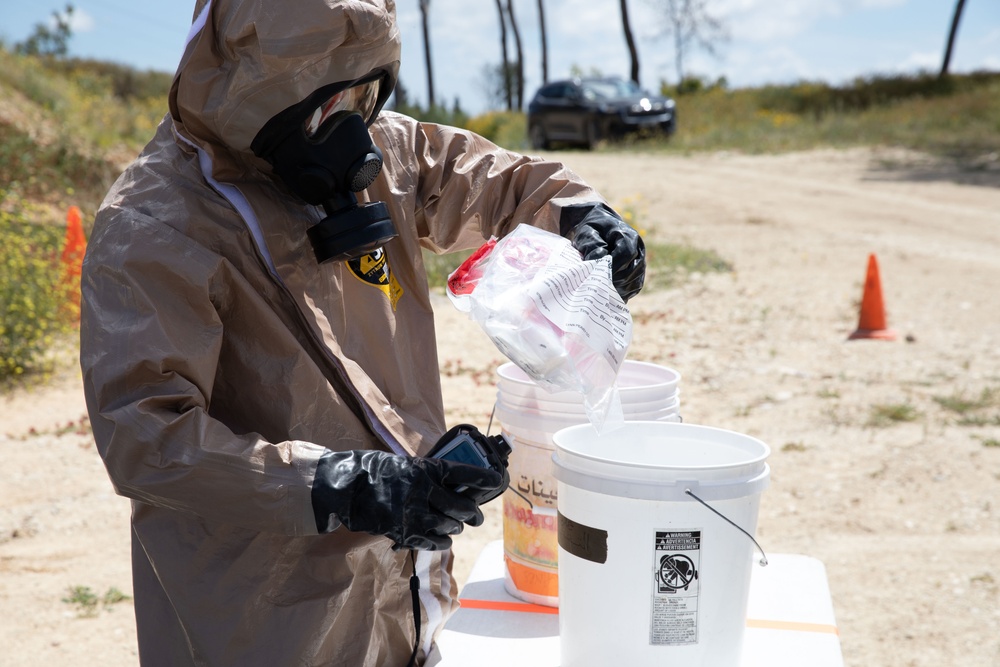 US, Tunisian Forces conduct chemical, biological, radiological, and nuclear (CBRN) training at African Lion 2025