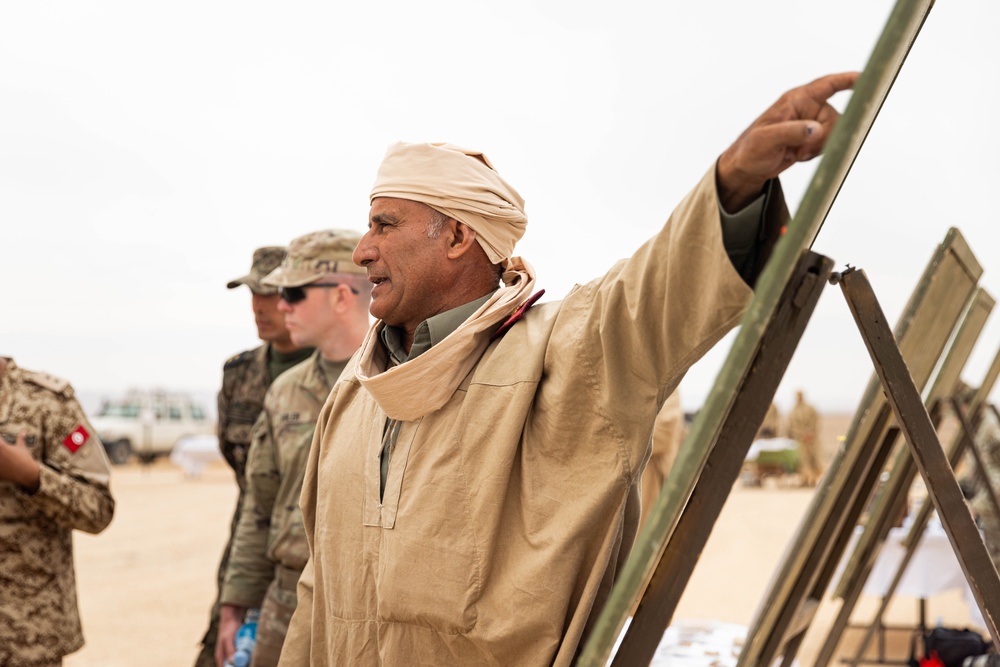 Tunisian soldiers lead desert survival training during African Lion 2025