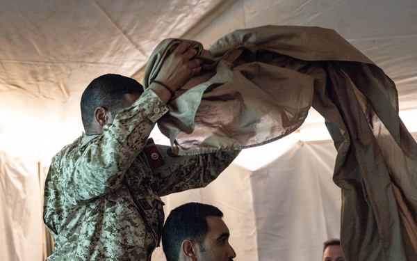 Tunisian soldiers lead desert survival training during African Lion 2025