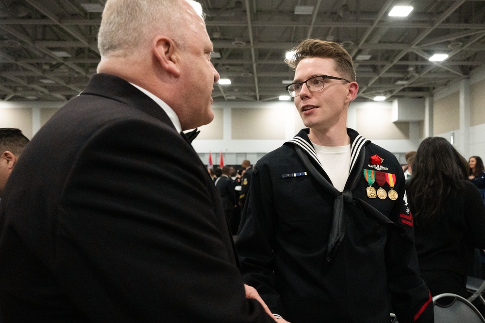 MCPON James Honea visits Submarine Force in Norfolk, VA.